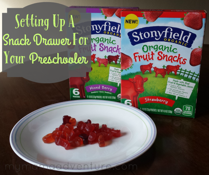 Setting Up A Snack Drawer For Your Preschooler - My Mama Adventure